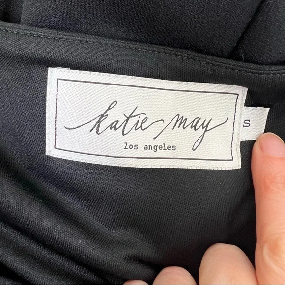 KATIE MAY Chances Are Off The Shoulder Bodycon Mini Dress Small B6 - Picture 12 of 13